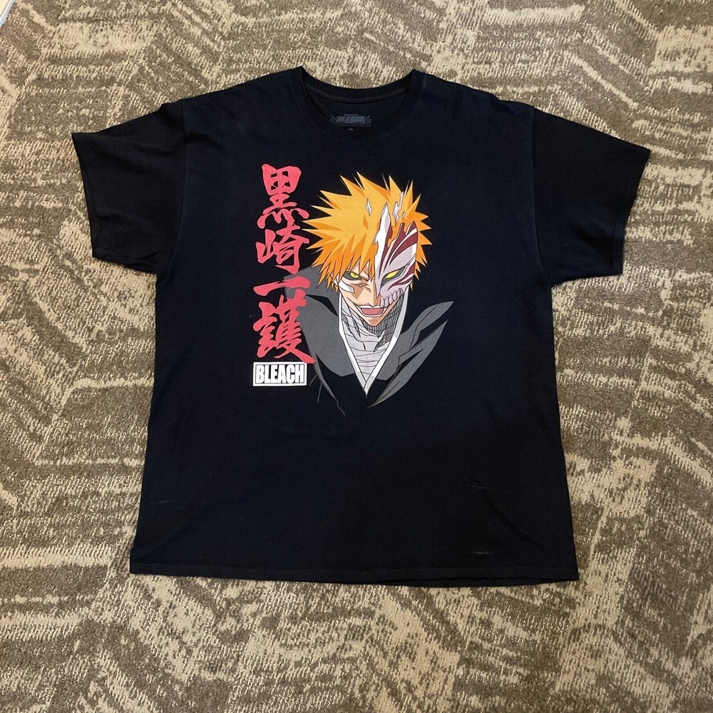 Shonen Jump "Bleach" Anime ~ Black T-Shirt ~ Size XL~ The Kubo/Shueisha,TV Tokyo